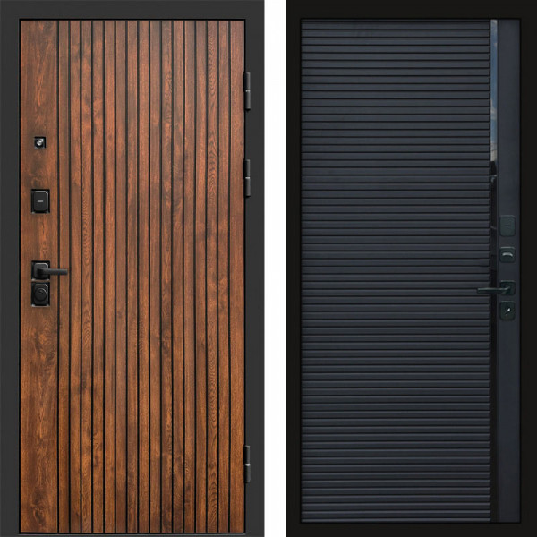 Входная дверь Termo-Door Твист Дуб Патина - Porte black