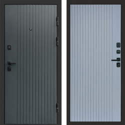Входная дверь Termo-Door Твист Grey - Flat Grey софт