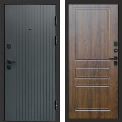Входная дверь Termo-Door Твист Grey - Классика дуб