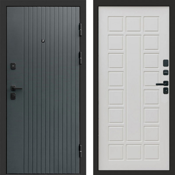 Входная дверь Termo-Door Твист Grey - Престиж бежевый матовый