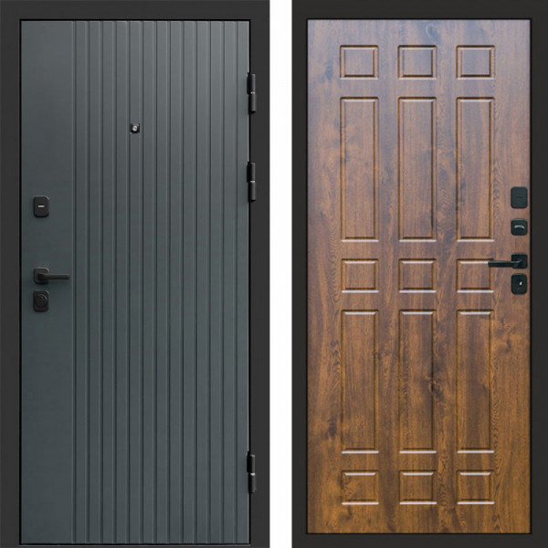 Входная дверь Termo-Door Твист Grey - Спарта дуб