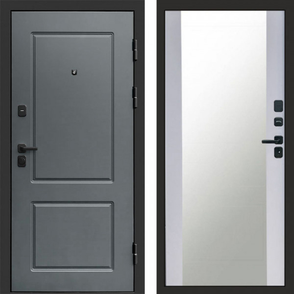 Входная дверь Termo-Door Верона - Зеркало белый софт