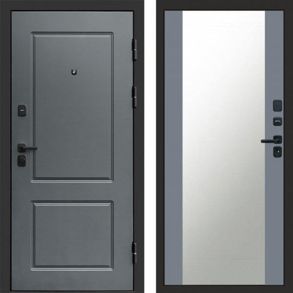 Входная дверь Termo-Door Верона - Зеркало Grey Софт