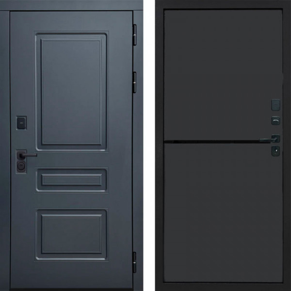 Входная дверь Termo-Door Аляска Графит - Нео Графит