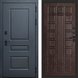Входная дверь Termo-Door Аляска Графит - Престиж венге