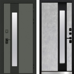 Входная дверь Termo-Door Арктика Графит - бетон светлый