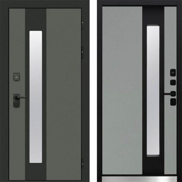 Входная дверь Termo-Door Арктика Графит - grey soft