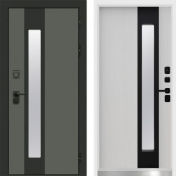 Входная дверь Termo-Door Арктика Графит - White лиственница