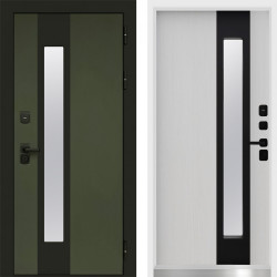 Входная дверь Termo-Door Арктика Грин - White лиственница