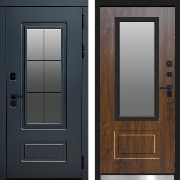 Входная дверь Termo-Door Эверест Графит - дуб