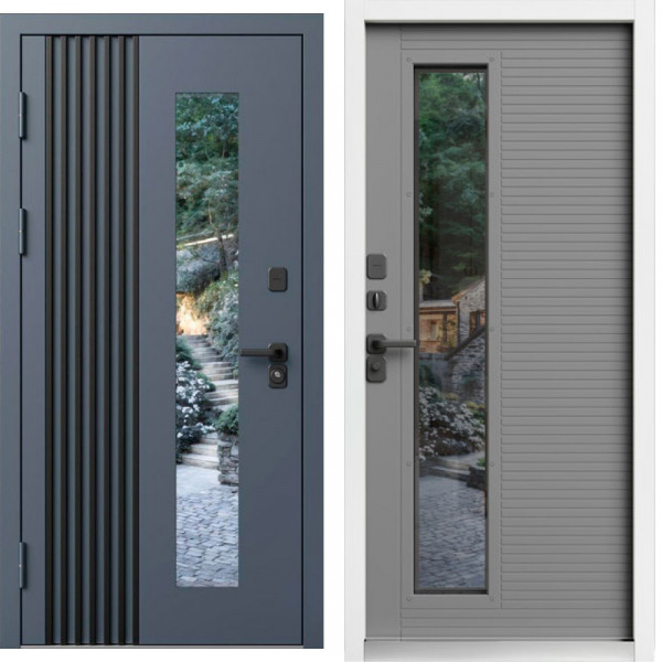 Входная дверь Termo-Door Фортис - White grey soft