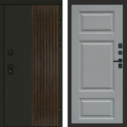 Входная дверь Termo-Door Премиум Форт Дуб - Лион Grey софт