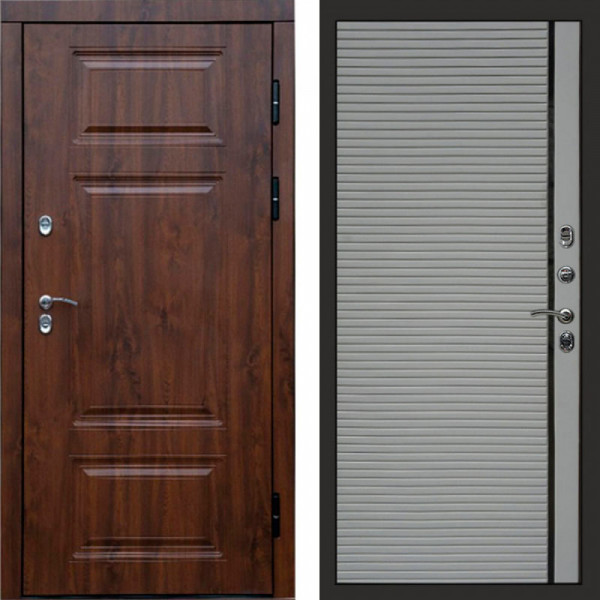 Входная дверь Termo-Door Премиум Орегон Дуб - Porte Grey софт