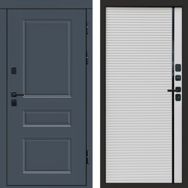 Входная дверь Termo-Door Премиум Орегон Графит - Porte white