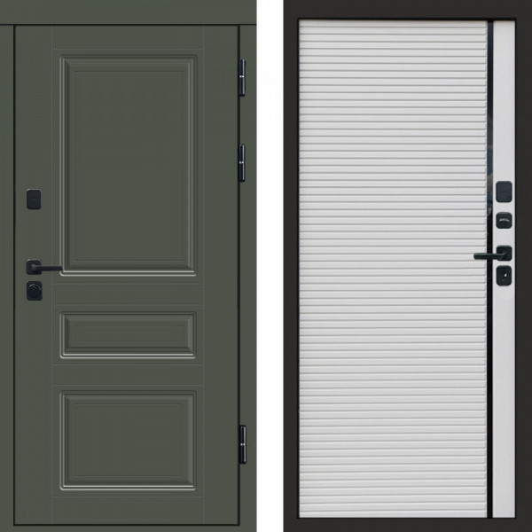 Входная дверь Termo-Door Премиум Орегон Грин - Porte white