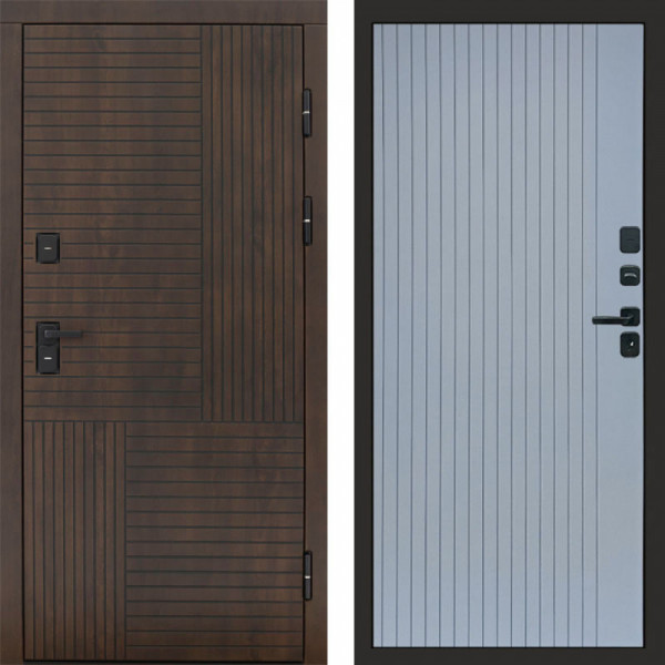 Входная дверь Termo-Door Премиум Веста Дуб - Flat Grey софт