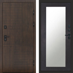 Входная дверь Termo-Door Премиум Веста Дуб - Зеркало Триумф венге