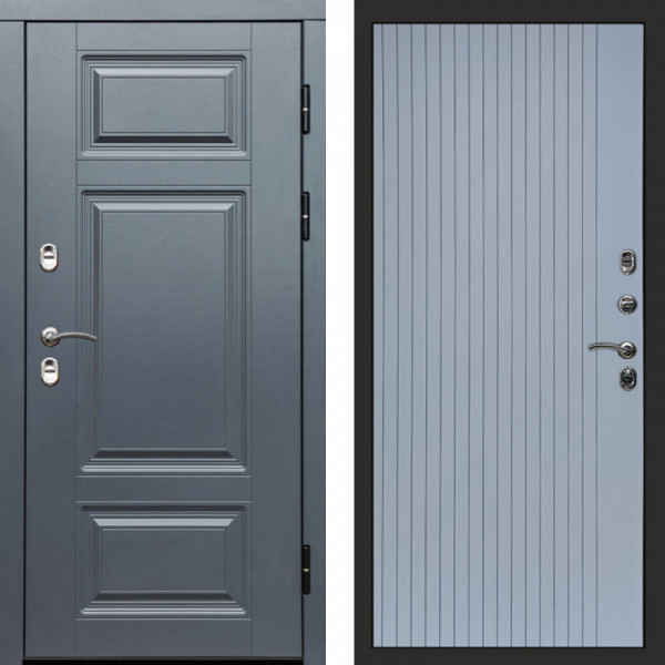 Входная дверь Termo-Door Премиум Винорит Grey - Flat Grey софт