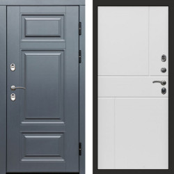 Входная дверь Termo-Door Премиум Винорит Grey - Горизонт белый