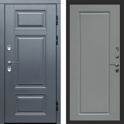 Входная дверь Termo-Door Премиум Винорит Grey - Гранд Grey софт