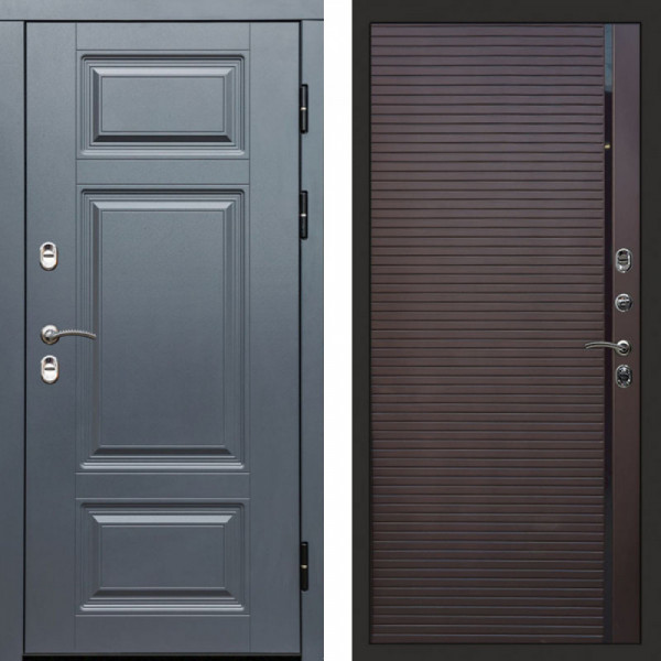 Входная дверь Termo-Door Премиум Винорит Grey - Porte Шоколад