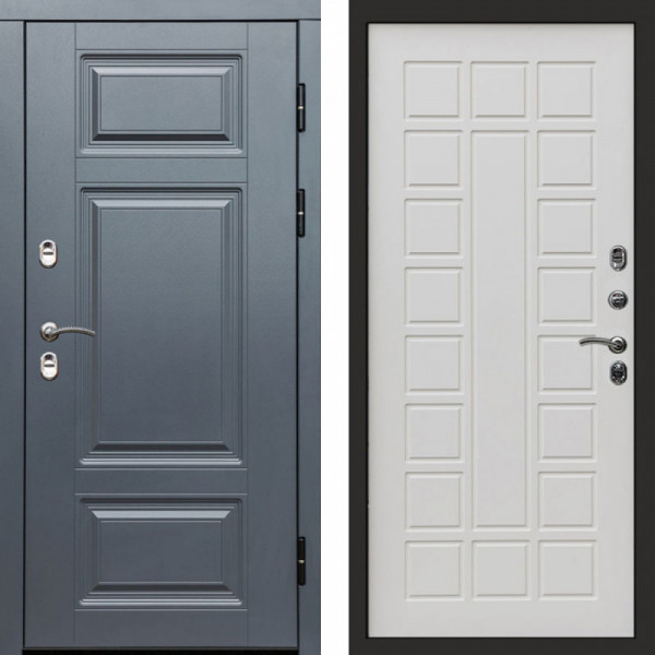 Входная дверь Termo-Door Премиум Винорит Grey - Престиж бежевый матовый