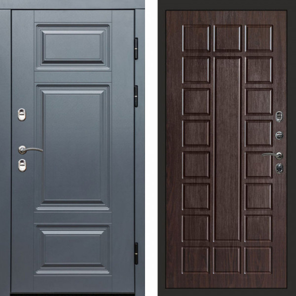 Входная дверь Termo-Door Премиум Винорит Grey - Престиж венге