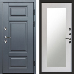 Входная дверь Termo-Door Премиум Винорит Grey - Зеркало Триумф лиственница