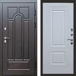 Входная дверь Termo-Door Премиум Винорит Модена Венге - Мадрид Белый софт