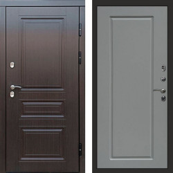Входная дверь Termo-Door Премиум Винорит Орегон Венге - Гранд Grey софт