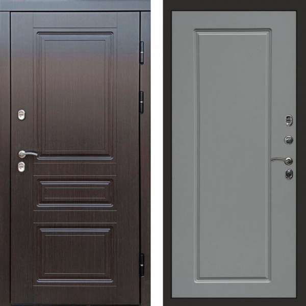 Входная дверь Termo-Door Премиум Винорит Орегон Венге - Гранд Grey софт