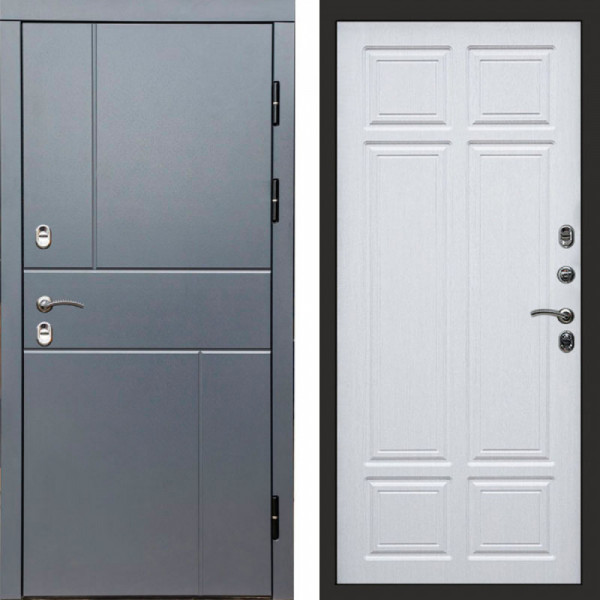 Входная дверь Termo-Door Премиум Винорит Вертикаль Grey - Без серии Лиственница премиум