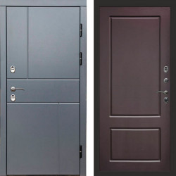 Входная дверь Termo-Door Премиум Винорит Вертикаль Grey - Марсель Шоколад