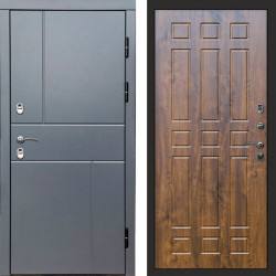 Входная дверь Termo-Door Премиум Винорит Вертикаль Grey - Спарта дуб