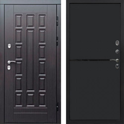 Входная дверь Termo-Door Премиум Винорит Виргиния Венге - Нео Black