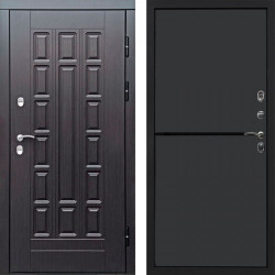 Входная дверь Termo-Door Премиум Винорит Виргиния Венге - Нео Графит