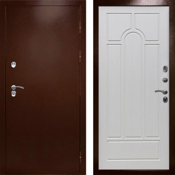 Входная дверь Termo-Door Сибирь Медь Антик - Арка лиственница