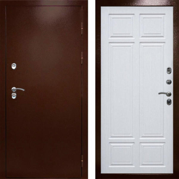 Входная дверь Termo-Door Сибирь Медь Антик - Без серии Лиственница премиум