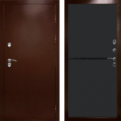 Входная дверь Termo-Door Сибирь Медь Антик - Нео Black