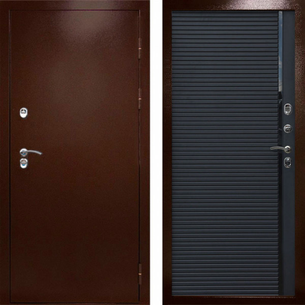 Входная дверь Termo-Door Сибирь Медь Антик - Porte black