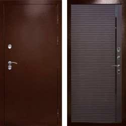 Входная дверь Termo-Door Сибирь Медь Антик - Porte Шоколад