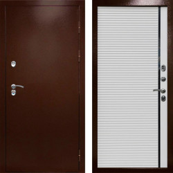 Входная дверь Termo-Door Сибирь Медь Антик - Porte white