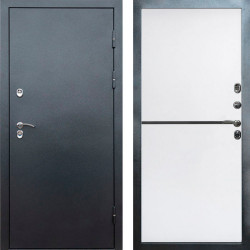 Входная дверь Termo-Door Сибирь Серебро Антик - Нео White