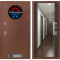 Входная дверь Лабиринт Термо Магнит с Зеркалом Максимум - Венге