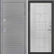 Входная дверь Интекрон Брайтон антрацит Сандал белый ФЛ-39