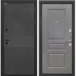 Входная дверь Интекрон Профит Black ФЛ-613 эмаль черная Графит ФЛ-243-М