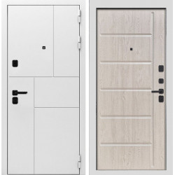 Входная дверь Интекрон Спарта New White Сосна белая ФЛ-102