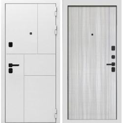 Входная дверь Интекрон Спарта New White Сандал Белый В-07