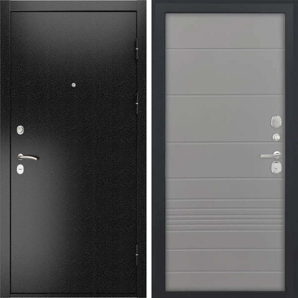 Входная дверь L-3b ФЛ-700 ясень грей soft-touch пвх