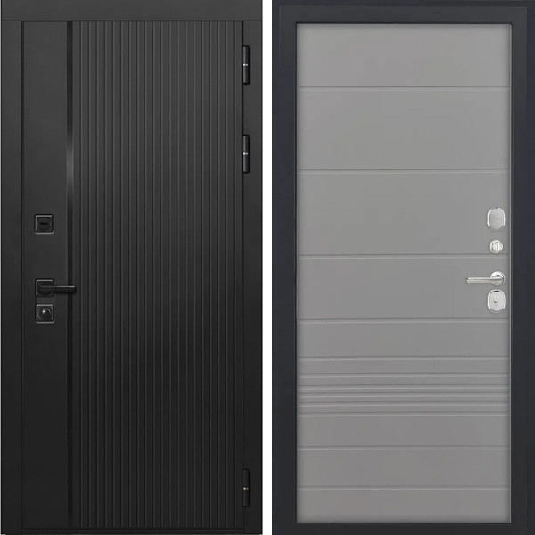 Входная дверь L-45 ФЛ-700 ясень грей soft-touch пвх